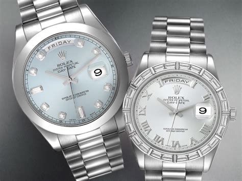 rolex day date oro diametro|rolex day date platinum.